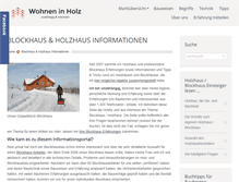 Tablet Screenshot of blockhaus-bauen.info